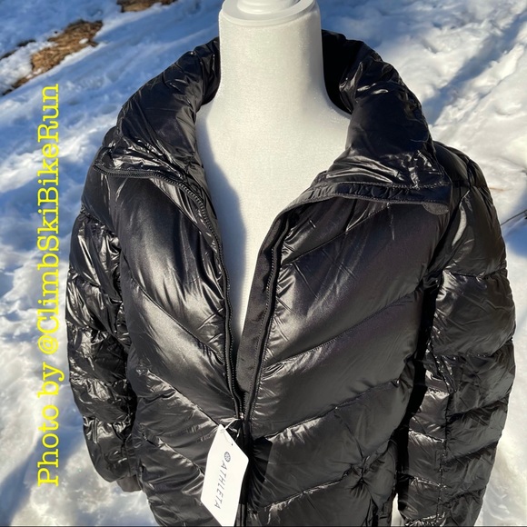 BNWT Athleta Lofty Down Jacket Black - Picture 5 of 15